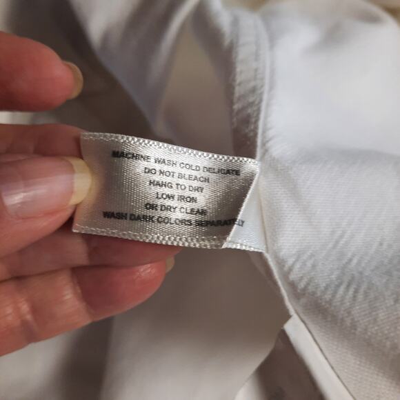 CUTTER & BUCK DRESS SHIRT MEN'S XL WHITE BUTTON DOWN COLLARED POCKET LONG SLEEVE - Picture 8 of 10